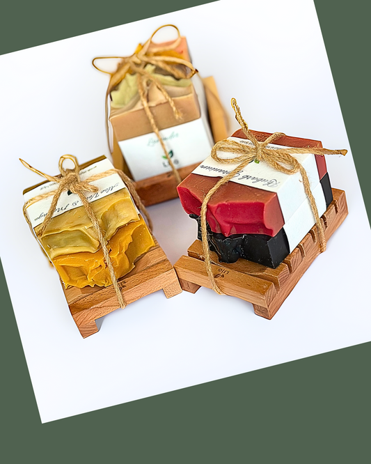 Soap Bundle (2 Soaps and Soap Dish)